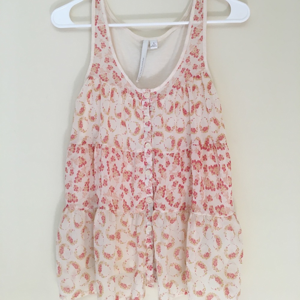 Lauren Conrad Women’s Floral Sleeveless Top